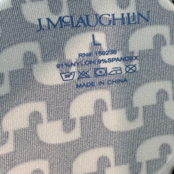 J.McLaughlin $228 Ritchie Geo Stripe Size:L - Picture 6 of 6